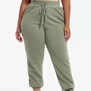 Olive green joggers